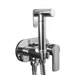 Ducha higienica emptrable cromo mezclador 2 aguas