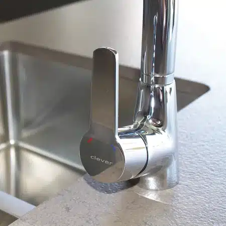 Detalle frontal Grifo de cocina monomando Panam Evo Xtreme