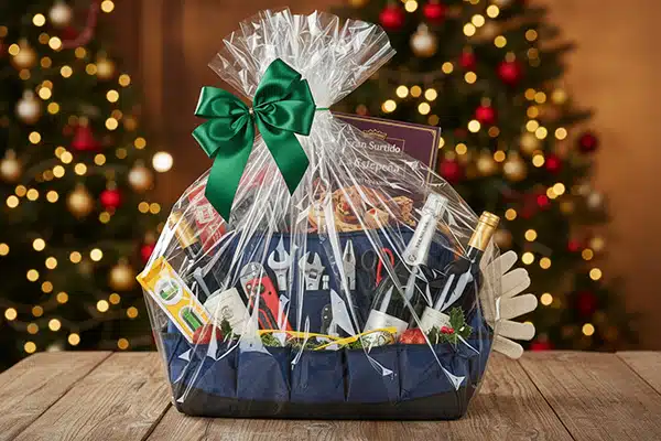 Cesta representativa de la cesta del instalador en suministros rami